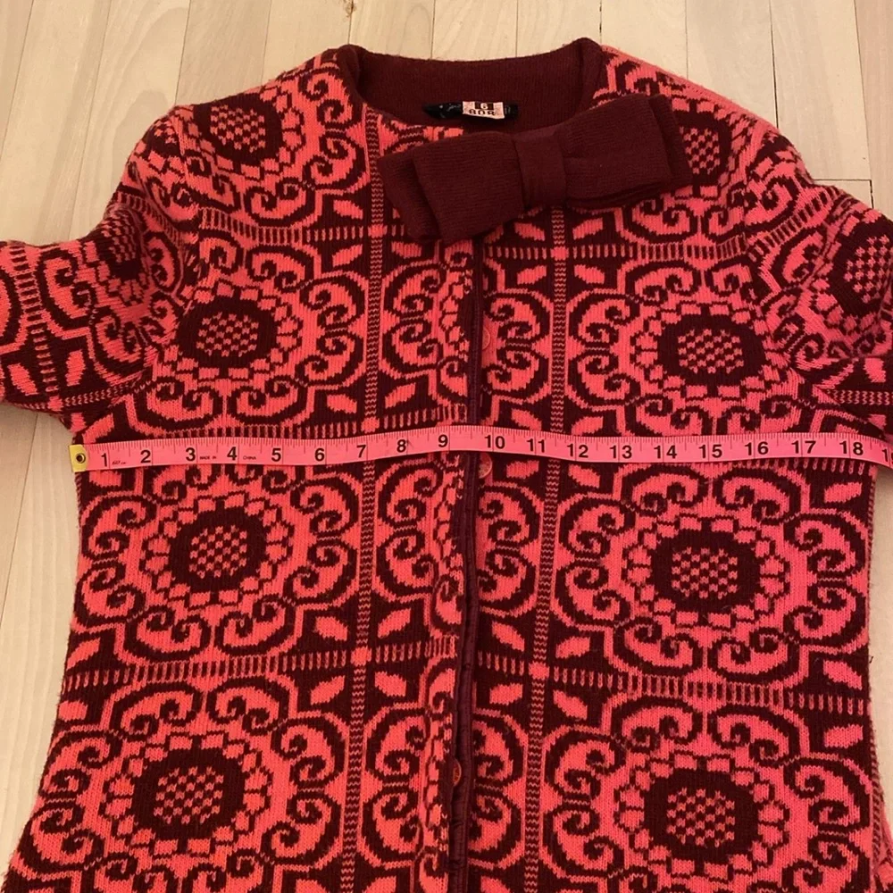 Twinset Simona Barbieri knit sweater wool jacket ! Size S - Picture 9 of 17